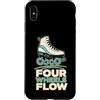 Jimbeels Custodia per iPhone XS Max Four Wheels Flow Pattini Quad
