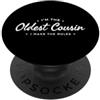 Rule Maker Vintage Humor For Sibling Divertente dire che il cugino più anziano fa le regole PopSockets PopGrip Adesivo