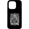 Norse Mythology Viking Ancestral Volsung Custodia per iPhone 15 Pro Antico guerriero vichingo radice di eroi volsung