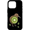 kiwi bird fruit slice witty illustration Custodia per iPhone 16 Pro Kiwi Uccello Frutta Nuova Zelanda Fauna Selvatica N
