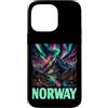 Norway Sky Nature Travel Souvenir Design Custodia per iPhone 14 Pro Max Norvegia Aurora boreale Aurora Boreale Cielo Notturno Souvenir
