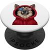 German Shepherd Puppy Lover PS Patriot Pastore Tedesco Primo Piano Ritratto Bandiera USA Occhiali da Sole PopSockets PopGrip Adesivo
