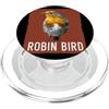 Robin Bird Outfit Incredibile costume da uccello per gli amanti dei pettirossi PopSockets PopGrip per MagSafe
