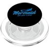 apnoea diving diving water sea lake Air Apnea Diving Mermaid sulla terra asciutta PopSockets PopGrip per MagSafe