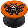 Halloween Cute Cinco De Mayo Day Of The Mothman Cryptid Mexican Sugar Skull Calavera Mexico Party PopSockets PopGrip Adesivo