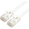 ROLINE GREEN Cavo patch UTP Cat.6A (classe EA), LSOH, sottile, bianco, 0,15 m
