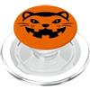 Halloween Funny Animal Lover Easy Outfit Furetto Jack O Lanterna intagliato zucca viso carino fai da te costume PopSockets PopGrip per MagSafe