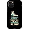 Jimbeels Custodia per iPhone 11 Pro Four Wheels Flow Pattini Quad