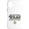 MEDALS OF AMERICA EST. 1976 Custodia per iPhone 16 Plus US ARMY 4° ID