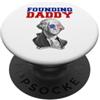 Funny Presidents Day Tees George Washington Fondatore Papà PopSockets PopGrip Adesivo