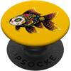 Halloween Cute Cinco De Mayo Day Of The Pesce rosso messicano Sugar Skull Calavera Viva Mexico Girl Party PopSockets PopGrip Adesivo