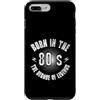 Collezione Nostalgia Anni Ottanta Classi Custodia per iPhone 7 Plus/8 Plus Born In The 80's The Decade Of Legends Vintage Retro