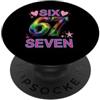 Maglietta Meme Divertente 67 Sei Sette 6 67 Sei Sette 6-7 Dolce Brainrot Italiano Meme Per Bambini PopSockets PopGrip Adesivo