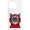 Pug Puppy Lover PS Custodia per iPhone 15 Pro Max Patriot Pug Closeup - Occhiali da sole con bandiera americana
