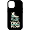 Jimbeels Custodia per iPhone 12/12 Pro Four Wheels Flow Pattini Quad