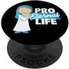 Happy Catholics Pro Vita Eterna Provita Cattolica Nostra Beata Madre Maria PopSockets PopGrip Adesivo