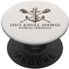 North Carolina Naval Design Pine Knoll Shores Carolina del Nord Navale - Pine Knoll Shores PopSockets PopGrip Adesivo