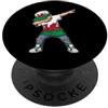 Welsh Dragon Dab Co. Welsh Dragon Dab Pose Youth Galles Fan PopSockets PopGrip Adesivo