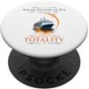 Total Solar Eclipse 2026 Totality At Sea Totalità in mare Total Solar Eclipse Chasers 2026 Spagna PopSockets PopGrip Adesivo