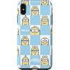 Minions Custodia per iPhone XS Max Minions 8-bit Pixel HELLO Retro