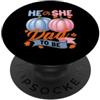 Gender Reveal Merch Lui O Lei Papà Per Essere - Genere Rivela Aspettando Papà PopSockets PopGrip Adesivo