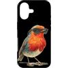 Robin Bird Outfit Custodia per iPhone 17 Simpatico pettirosso per gli amanti delle ali e degli uccelli