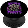 Waiting On Parts Funny Car Mechanic Humo Bootleg Aspettando Parti Divertente Scheletro Vita di Meccanico PopSockets PopGrip Adesivo