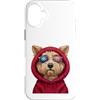 Golden Doodle Puppy Lover PS Custodia per iPhone 16 Plus Patriot Golden Doodle Closeup Portrait US Flag Occhiali da sole
