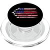 Retired Soldier Aviator Birthday Holiday Air Force Bandiera degli Stati Uniti militare regalo di pensionamento uomini donne bambini PopSockets PopGrip per MagSafe