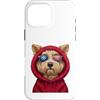 Golden Doodle Puppy Lover PS Custodia per iPhone 16 Pro Max Patriot Golden Doodle Closeup Portrait US Flag Occhiali da sole