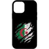 Algerian Heritage Designs Custodia per iPhone 12 mini Bandiera dell'Algeria effetto usurato Design National Pride