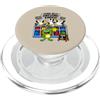 Toadally Back To School Seagull Frog Pun Divertente Toadally Awesome Kinder Frog 1 ° giorno di scuola umorismo PopSockets PopGrip per MagSafe