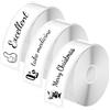 Litimkat 3 Rotoli Etichette Adesive Termiche,Termiche Impermeabile(12x40mm)