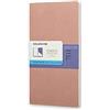 Moleskine Cahier Chapitres - Moyen format - Pointillé - Couverture cartonnée vieux rose