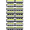 Dorco Pace 5 Pro Razor System per uomo - Five Blade Precision Rasatura - 16 Cartucce Set