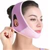 ChaneeHann Masque Visage Raffermissant en Forme de V - Confortable et Réutilisable, Design Ergonomique pour Contour du Visage Couleur Violette