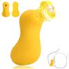 Generic Clitorale aspirazione vibratore giocattolo per adulti Mini anatra gialla con 7 modalità di vibrazione e aspirazione, IPX7 impermeabile USB portatile silenzioso capezzolo