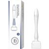 UATARU Microneedle Derma Roller Stamp Pen, aghi regolabili da 0 a 3 mm, 140 perni in titanio, timbro professionale per microneedling, penna manuale Derma per cuoio capelluto, viso, corpo, capelli, crescita