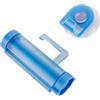 Amosfun Spremi Dentifricio Rotolante in Plastica Blu per Bagno Domestico | Design Ergonomico Ventosa, Salvaspazio per Casa e Hotel, Adatto a Dentifricio e Pomate