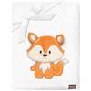 Be Mammy Coperta calda per bambini con peluche regalo per bambino con motivi 3D (Bianco - Volpe)