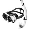arena Set Maschera e Boccaglio Adulti, Maschera Snorkeling Unisex, Maschera Mare, Boccaglio Snorkeling con Tecnologia Anti-Infiltrazione, Tubo Flessibile con Valvola Spurgo, Silicone Ipoallergenico