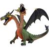Bullyland 75596 - Fantasy - Drago Doppia Testa Verde