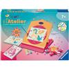 Ravensburger - CreArt Atelier Neon - Numero d'arte - Tempo libero - Cofanetto dipinto con numeri - da 7 anni - 25991