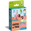 Clementoni - BARAJA Gioco Carte Yoga Bandiere Familiare, Multicolore (55443)