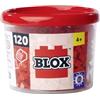 Simba Blox 120 mattoncini per tetto in rosso, per bambini a partire dai 3 anni in su, alta qualità, mattoncini per montaggio a morsetto, completamente compatibili con molti altri produttori