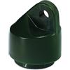 Alberts Gah-Alberts 655129 - Cappuccio a saetta d'alluminio per paletti ø 50 mm, rivestito in plastica verde