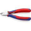 KNIPEX Tronchese per elettronica con tagliente laterale in metallo duro con impugnature multicomponente 120 mm, 77 02 120 H
