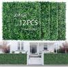 HEDGE MAZE Pannelli da parete in erba, 50,8 x 50,8 cm, con protezione UV, pannelli in legno di bosso, sfondo da parete resistente, decorazione da parete verde, adatti per eventi, decorazione per