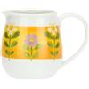 THUN, Caraffa in Porcellana Decorata a Mano con Motivi Floreali, Linea Florianne, Idea Regalo, Ø 15 cm, 6.5 cm h