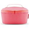 reisenthel Coolerbag S Pocket Mesh Coral - Borsa termica con tomaia in bottiglie di PET riciclate, ideale per il pranzo in viaggio
